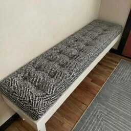 Custom Bench Cushion, French Style Window Seat Tufted Cushion For - thumbnail 2