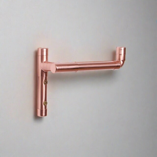 Handmade Copper Toilet Paper Holder Modern Minimalist Bathroom Decor - image 1