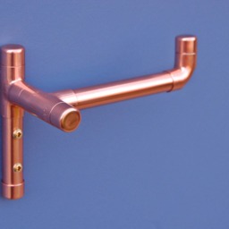 Handmade Copper Toilet Paper Holder Modern Minimalist Bathroom Decor - thumbnail 3