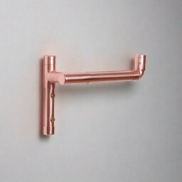 Handmade Copper Toilet Paper Holder Modern Minimalist Bathroom Decor - thumbnail 1