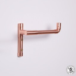 Handmade Copper Toilet Paper Holder Modern Minimalist Bathroom Decor - thumbnail 2