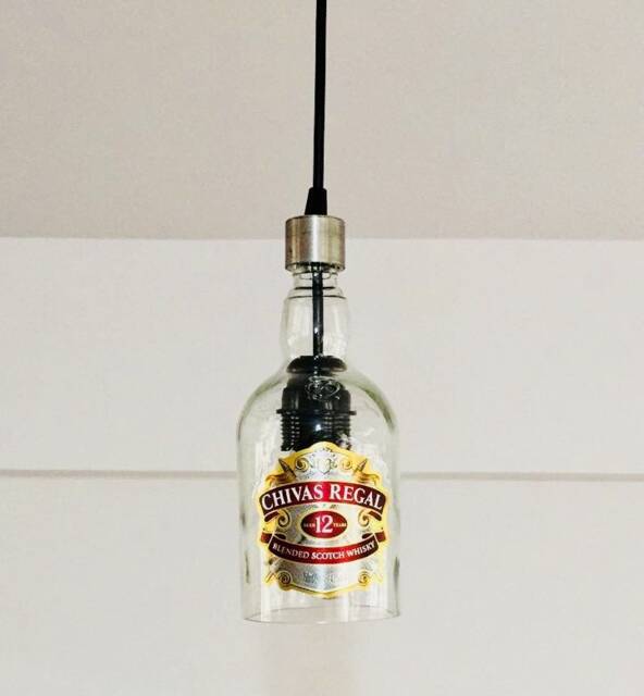 Chivas Regal Whiskey Bottle Pendant Light - image 1