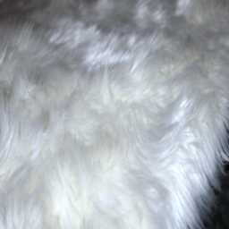 Faux Sheepskin Fireplace Mantle Scarf - Shaggy Christmas Garland - thumbnail 3