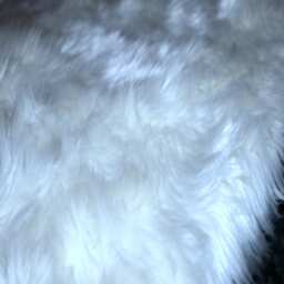 Faux Sheepskin Fireplace Mantle Scarf - Shaggy Christmas Garland - thumbnail 2