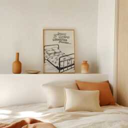 Just 5 More Minutes Print Bedroom Wall Art - Satin Lustre - thumbnail 3