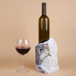 Handmade Lilac Marble Wine Bottle Holder Unique Rack