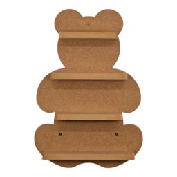 Teddy Bear Tonie Shelf, Suitable For Storage, Wall Mounted Unpainted Mdf Kids Room D??cor, Display Shelf Figures - thumbnail 2