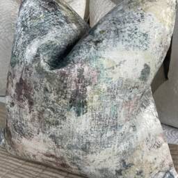 John Lewis & Partner Giverny Fabric , Multi Cushion Cover Throw Pillow Abstract Design - Double Sided Designer - thumbnail 3