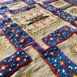 Handmade Moroccan Berber Kilim Area Rug - 4???11??? ?? 5???1??? - thumbnail 3