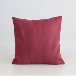 Floral, Color Block Linen Throw Pillow Cover With Zipper. More Colors - thumbnail 4