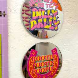 Rootin' Tootin' Poopin' Mini Mirror - thumbnail 4