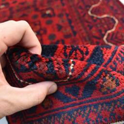Handmade Wool Afghan Runner Rug, Turkmen Oriental Hallway Carpet - 15.10 X 2.7 Ft - thumbnail 4