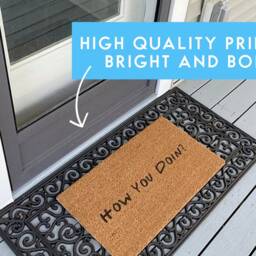 Welcome Doormat - St. Patrick's Day Housewarming Gift Custom Closing Welcome Front Door Home Shamrock - thumbnail 3