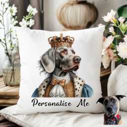 Weimaraner Cushion - Personalised With Name/Phrase 40 Designs - thumbnail 1