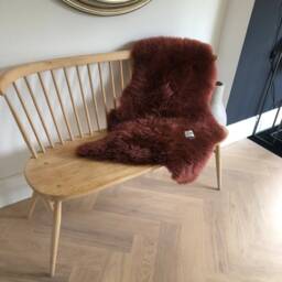 Cinnamon Coloured Luxury Sheepskin Rug - thumbnail 4