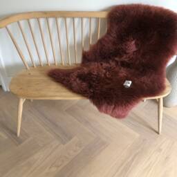 Cinnamon Coloured Luxury Sheepskin Rug - thumbnail 3
