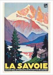 La Savoie Poster Vintage Alpine Mountain Travel Print - thumbnail 2