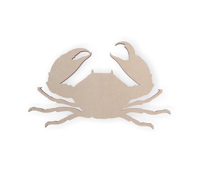 Unfinished Wooden Crab Cutout Diy Wall Art Decor - image 1