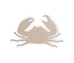 Unfinished Wooden Crab Cutout Diy Wall Art Decor - thumbnail 1