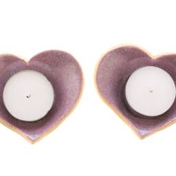 Heart Shaped Saucer - Candelstick - Nurit Teva - thumbnail 3