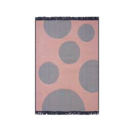 Reversible Recycled Cotton Kilim Rug - Colorful Woven Area - thumbnail 2