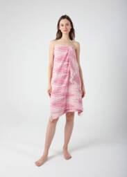 Pink Marrakesh Lightweight Beach Towel, Turkish Cotton Blanket, Sand Free Cover Up, Sarong, Travel Towel