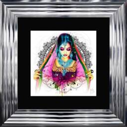 Patrice Murciano Wall Art - Mumbai Framed Print With Border - 55cm X 55cm Choice Of Frame Colour - thumbnail 3