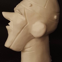 Unpainted Dirk Head - Dragon's Lair - thumbnail 4