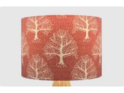 Orange Oak Tree Lampshade, Table Floor Lamp/Ceiling Pendant, Small Medium Large 15cm 20cm 25cm 30cm 35cm 40cm UK Fabric Drum Light Shade