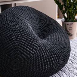 Giant Memory Foam Bean Bag Chair, Adult Floor Pillow, Filled, Ready For Use - thumbnail 4