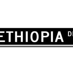 Ethiopia Sign, Wall Decor, Gift, Souvenir, Keepsake, Custom Street Quality Metal Sign - thumbnail 2