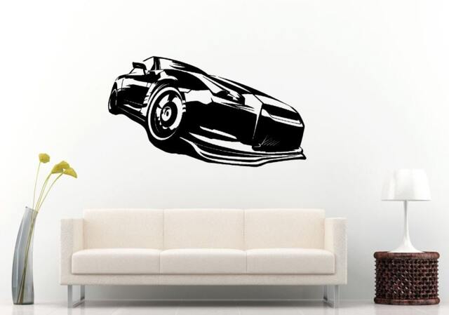 Racing Car Vehicle Tuner Tuning Custom Drifting Automobile Coupe Speed Fast Wall Decal Vinyl Sticker Mural Room Decor L1171 - image 1