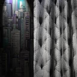 Made To Measure Curtains With A Hand Sewn Finish, Window Treatments, Art Deco, Pencil Pleat, Eyelet, Grommet Curtains, Thermal - thumbnail 2