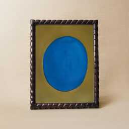 Yves - Cobalt Blue & Green Abstract Print - Minimal Wall Art For Modern Interiors - thumbnail 2