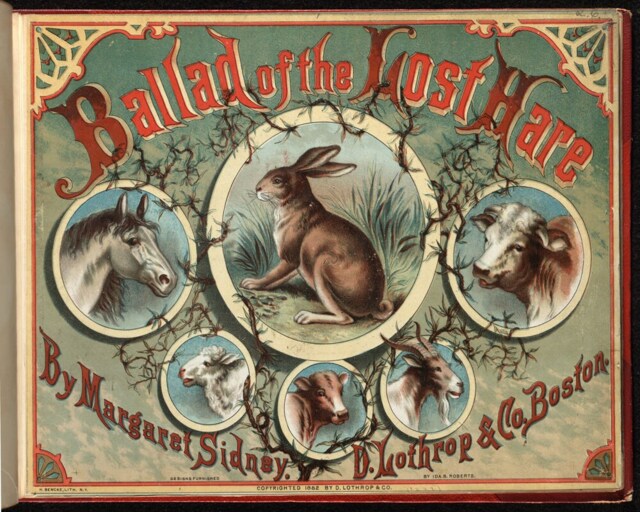Ballard Of The Lost Hare Vintage Look Style Enamel Metal Tin Sign Wall Plaque