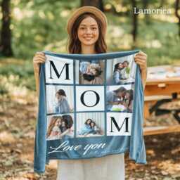 Custom Mom Blanket, New Gift, Grandma Gifts, Birthday Christmas Gift For Her, Best Ever, Mother's Day Gifts - thumbnail 3