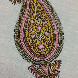 Paisley Pattern - Traditional Block Printed Technique Home Decor Nautical Blue Farmhouse Pillows Gift Idea - thumbnail 2