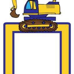 Diggers & Trucks Light Switch Surround Sticker Builders Construction Child Decal Wall Art Vinyl Kids Boys Girl Bedroom Room Decor - thumbnail 2