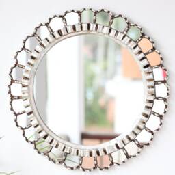 "Peruvian Mirrors ""Harmonious Silver Plus 45 cm" - thumbnail 1