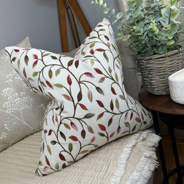 Voyage Cervino Fabric, Classic Leaf Trail Tapestry Cushion Cover, Pillow Cover , Farmhouse Countryside Home Decor Handmade - image 1