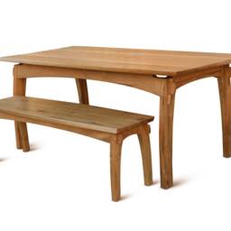 Quilpo Dining Bench. Sculptural Seating Handcrafted in Argentina - thumbnail 2