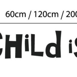 Wall Decal Every Child Is An Artist Pablo Picasso Quote Kids Playroom Nursery - thumbnail 3
