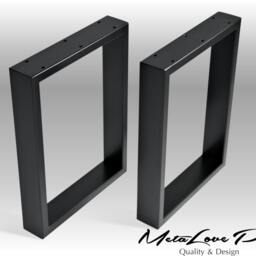Metal Table Legs, Desk U Shape Steel Table Set Of 2 , Crudo 60.20 - thumbnail 2