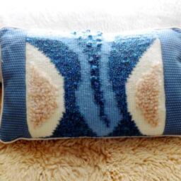 "Couch Pillow-""Cool Blue" - thumbnail 2