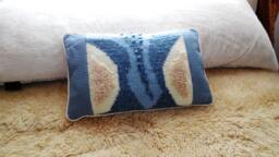 "Couch Pillow-""Cool Blue" - thumbnail 1