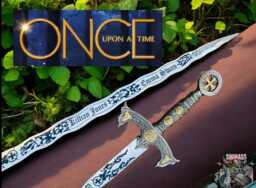 Once Upon A Time Sword Movie Excalibur Legendary Of Emma Swan & Killian Jones Men Gift +Sheath Home & Living Wall Decor