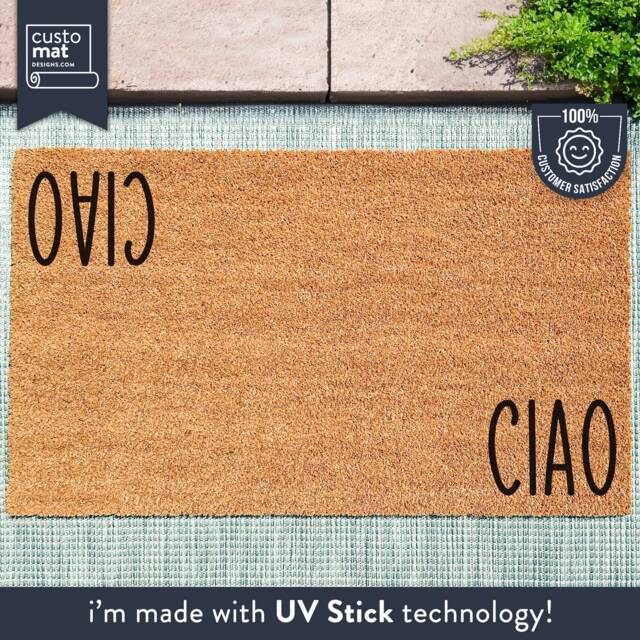 Ciao Doormat - Funny Custom Mat Welcome New Home Gift Housewarming - image 1