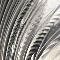 Modern Abstract Metal Wall Art Silver Aluminum Sculpture By Brian M Jones - thumbnail 4