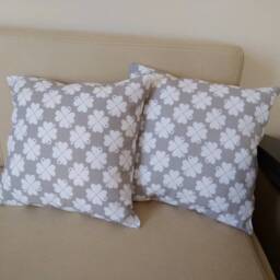 Floral Print Cotton Pillowcase, Four-Leaf Clover Design - thumbnail 4