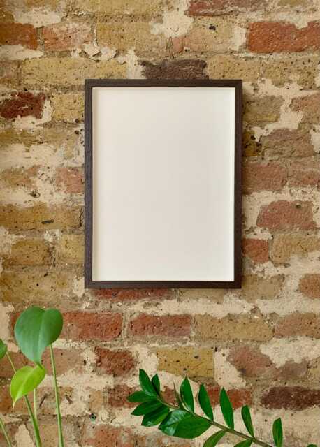 All Sizes Brown Mahogany Wood Box Frame Handmade Photo/Picture - image 1